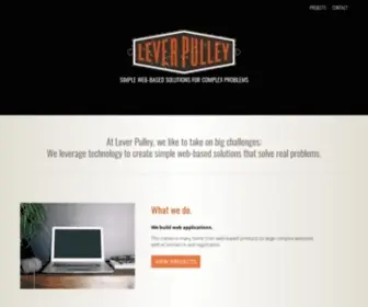 Leverpulley.com(Lever Pulley) Screenshot