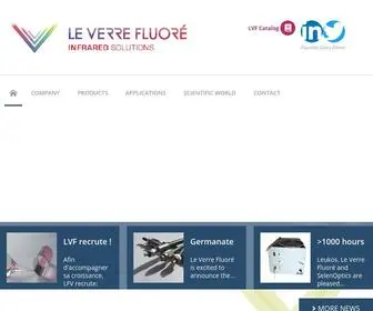 Leverrefluore.com(Le Verre Fluoré) Screenshot