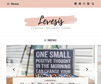 Levesis.com(LEVESIS is a daily lifestyle blog) Screenshot