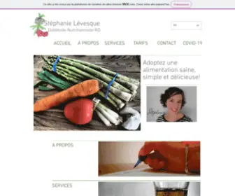 Levesquenutrition.com(Nutritionniste Premières Nations) Screenshot