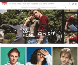 Levi.com.ar(Levi's) Screenshot