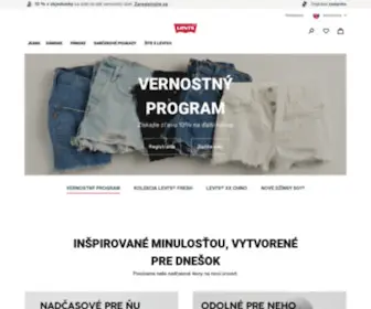 Levi.sk(Levi's) Screenshot