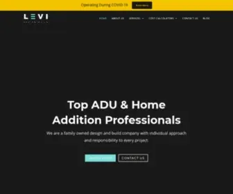 Leviconstruction.com(Top ADU & Garage Conversion Developers in Los Angeles) Screenshot