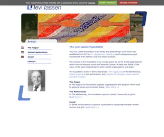 Levilassen.org(The Levi Lassen Foundation) Screenshot