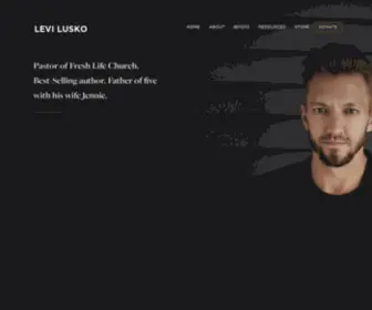 Levilusko.com(Levi Lusko) Screenshot