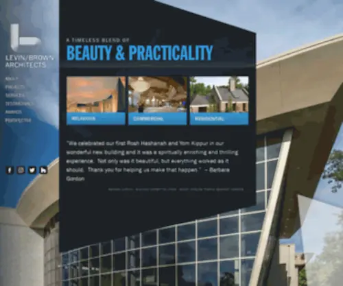 Levinbrown.com(Commercial & Residential Architecture Services) Screenshot