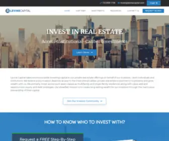 Levinecapital.com(Levine Capital) Screenshot