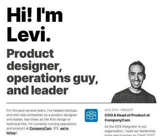 Levinelson.com(Levi Nelson) Screenshot