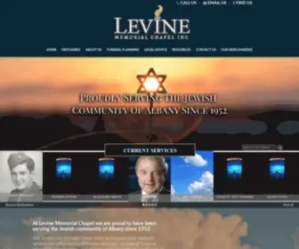 Levinememorialchapel.com(Levine Memorial Chapel) Screenshot