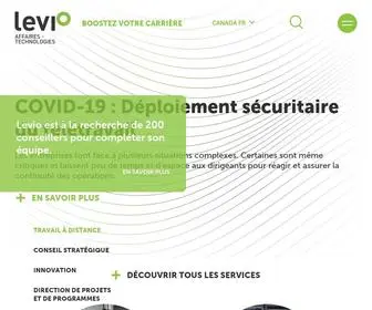 Levio.ca(Levio affaires et technologies) Screenshot