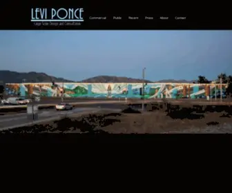 Leviponce.com(Murals) Screenshot