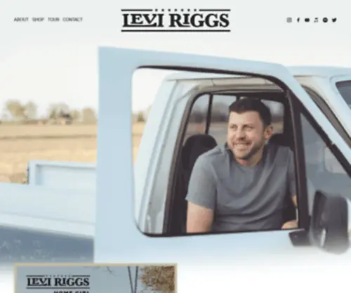 Leviriggs.com(Levi Riggs) Screenshot