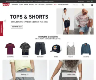 Levis.com.br(Levi's®) Screenshot