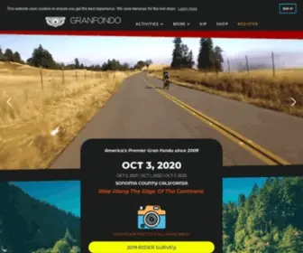 Levisgranfondo.com(Levi Leipheimer's King Ridge GranFondo Bike Ride) Screenshot