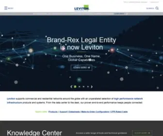Levitonemea.com(Leviton Network Solutions Europe) Screenshot