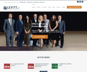 Levittllp.com(Toronto Employment Lawyers & Labour Lawyers) Screenshot