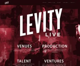 Levitylive.com(Levity Live) Screenshot