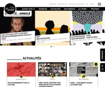 Levivier.ca(Le Vivier) Screenshot