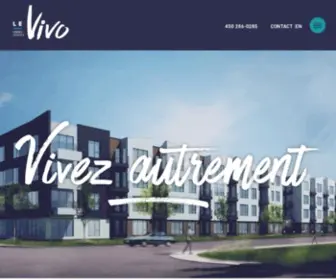 Levivo.ca(LeVIVO condos locatifs) Screenshot