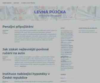 Levna-PujCka.info(Domain Default page) Screenshot