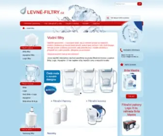 Levne-Filtry.cz(Vodní filtry) Screenshot