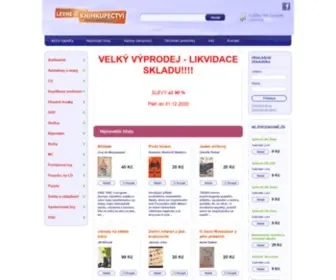 Levneknihkupectvi.cz(Levné knihkupectví Jaroslav Kos) Screenshot