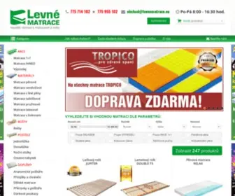 Levnematrace.eu(Rošty) Screenshot