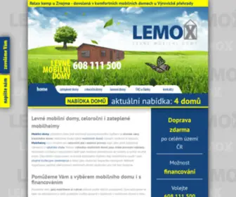 Levnemobilnidomy.cz(Levnemobilnidomy) Screenshot