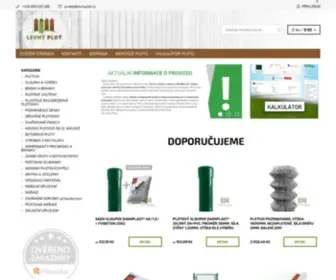 Levnyplot.cz(Ploty a oplocení levně) Screenshot