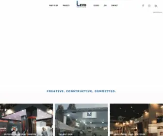 Levoexhibitions.com(Exhibition Stand Suppliers) Screenshot