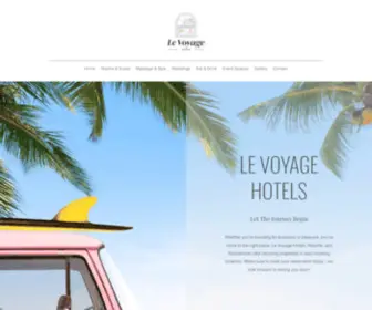 Levoyageneworleans.com(Le Voyage Hotel and Resort in New Orleans) Screenshot