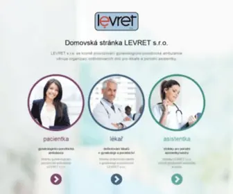 Levret.cz(LEVRET s.r.o) Screenshot