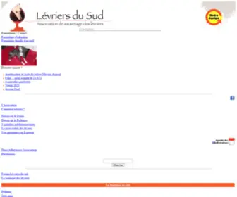 Levriers-DU-Sud.org(Lévriers) Screenshot