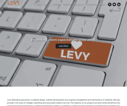 Levymarketinggroup.com(Levy Marketing) Screenshot