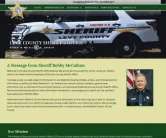 Levyso.com(Levy County Sheriff's Office) Screenshot