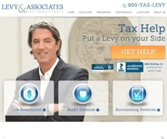 Levytaxhelp.com(Tax Help and Tax Resolution Services) Screenshot