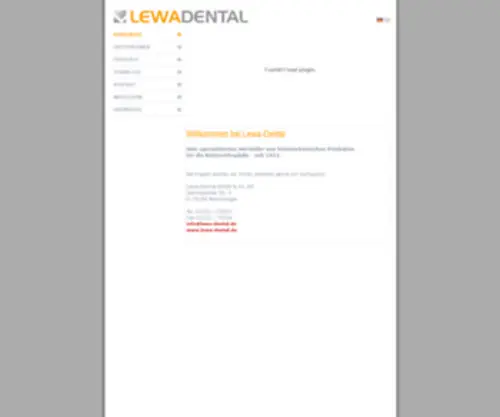 Lewa-Dental.de(Lewa Dental) Screenshot