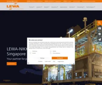 Lewa-Nikkiso.sg(Fluid Metering Pumps and Dosing Systems for Singapore) Screenshot