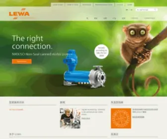 Lewa.cn(LEWA pumps) Screenshot
