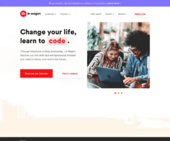 Lewagon.org(Coding Bootcamp) Screenshot
