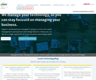 Lewan.com(Lewan Managed IT Services and Business Technology Solutions) Screenshot