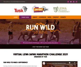 Lewasafarimarathon.com(Make a Difference) Screenshot