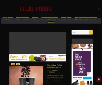 Lewdfoods.com(Awesome FOOD From Around The World) Screenshot