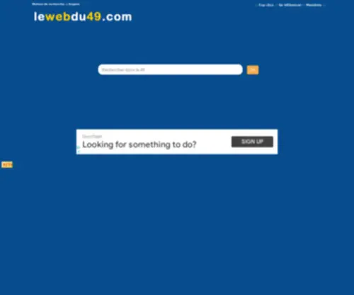 Lewebdu49.com(Le web du 49) Screenshot