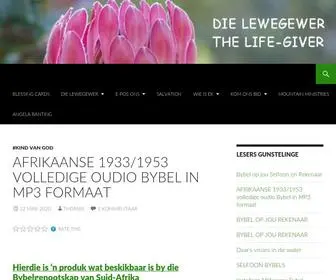 Lewegewer.com(Die Lewegewer) Screenshot