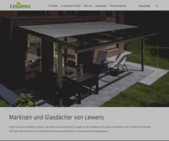 Lewens-Markisen.de(Lewens Markisen) Screenshot
