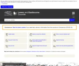 Lewes-Eastbourne.gov.uk(Lewes and Eastbourne Councils) Screenshot