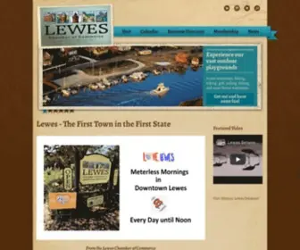 Leweschamber.com(Lewes Chamber of Commerce) Screenshot