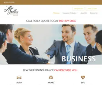 Lewgriffin.com(Lew Griffin Insurance Group) Screenshot