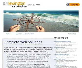 Lewington-Web.com(BillLewington Web Solutions) Screenshot